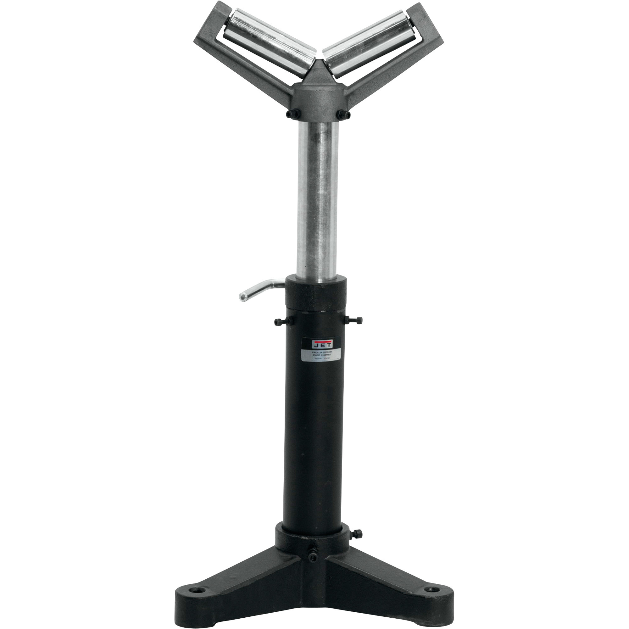 JET V-Roller Adjustable Material Support Stand, 1-Ton Capacity, Model# 414122